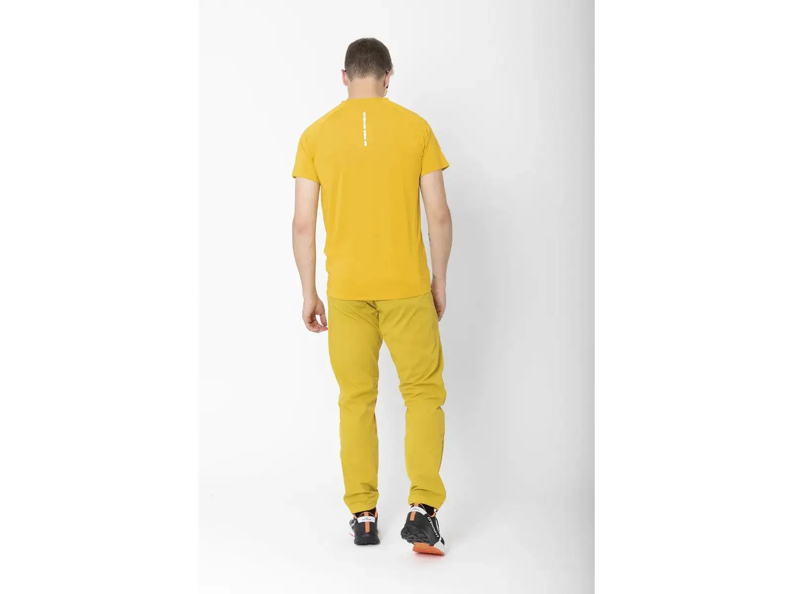 2117 of Sweden Huli pánské triko krátký rukáv Dark Yellow