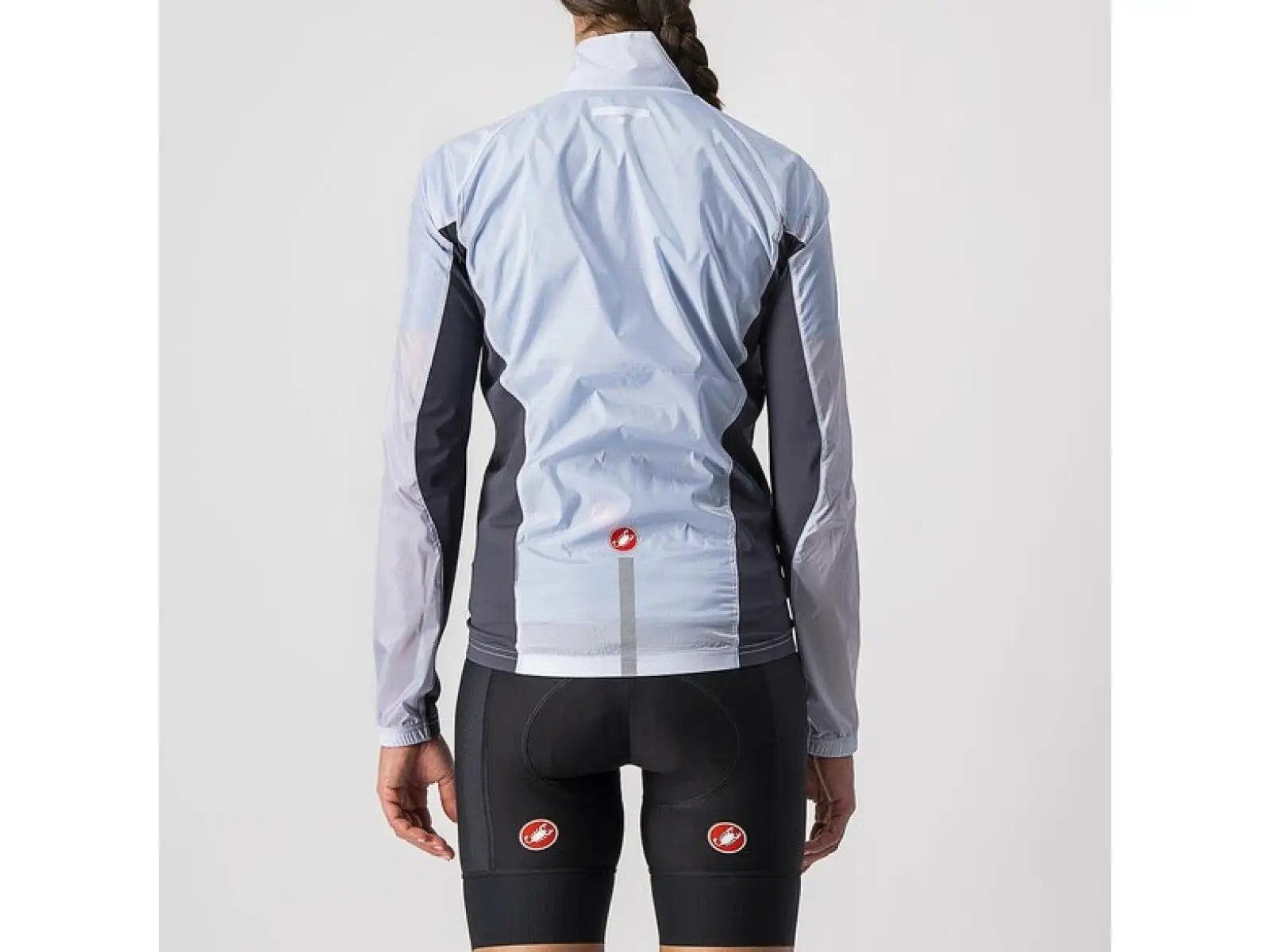 Castelli Squadra Stretch dámská bunda silver gray/dark gray