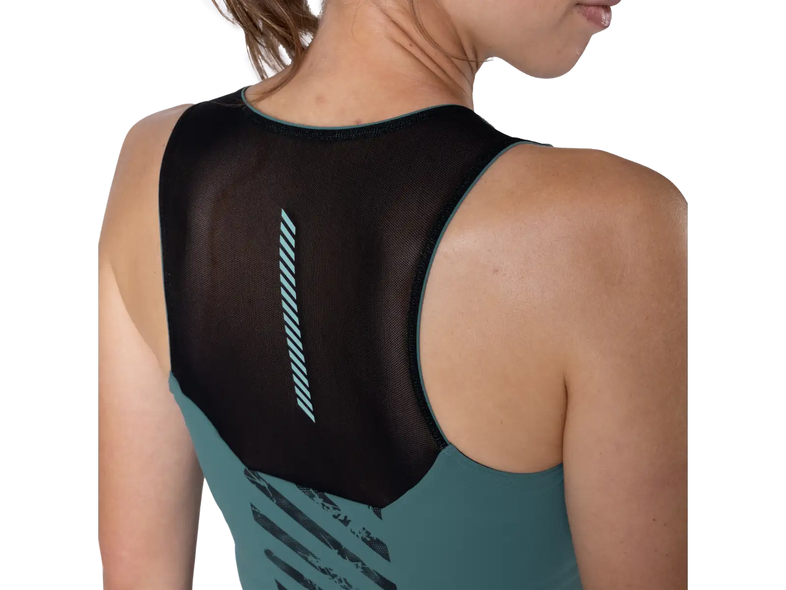 Dynafit Trail Crop Top dámské triko bez rukávů Black Out