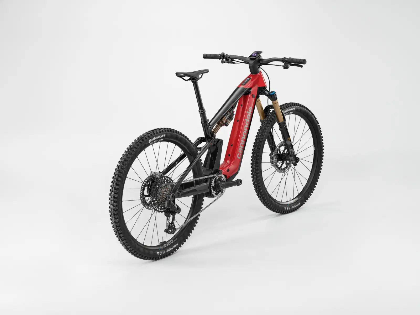 Cannondale Moterra Carbon 1 celoodpružené elektrokolo Metallic Red