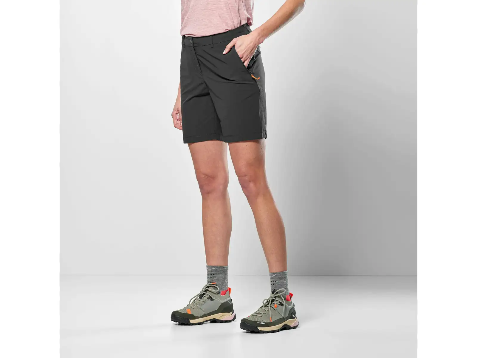 Salewa Puez Talvena Durastretch dámské kraťasy Black Out