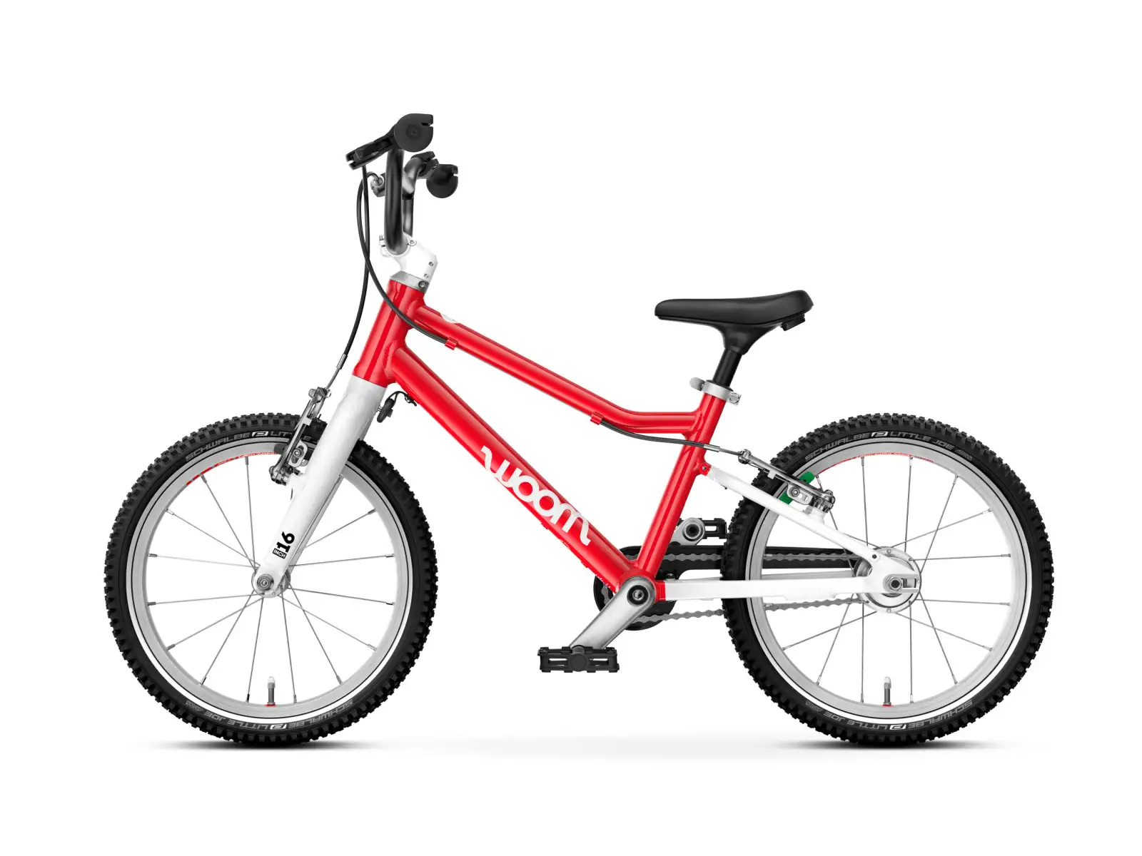 Woom GO 3 Automagic Red 16 dětské kolo