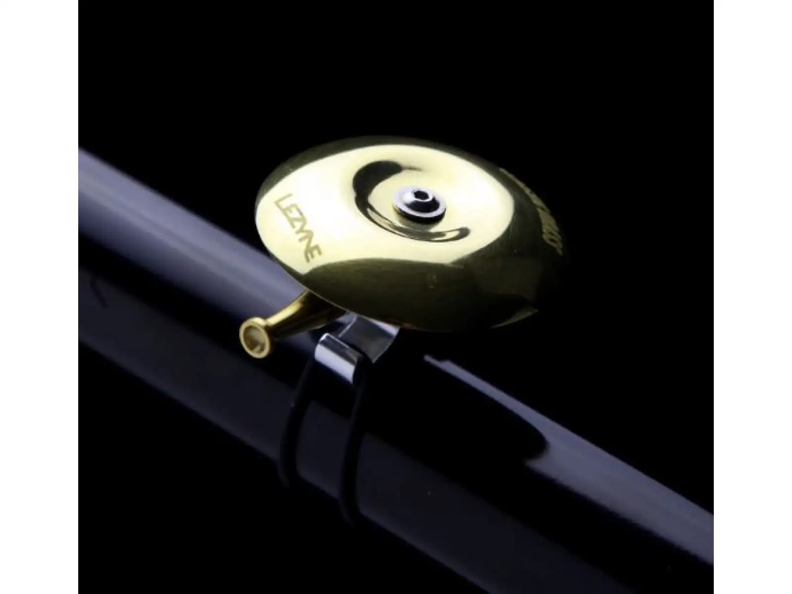 Lezyne Classic Shallow Brass zvonek zlatá/černá