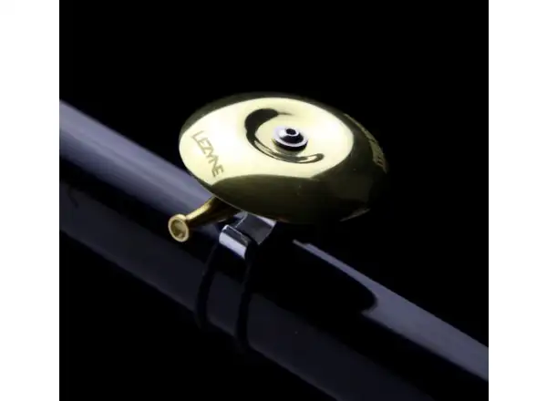 Lezyne Classic Shallow Brass zvonek zlatá/černá