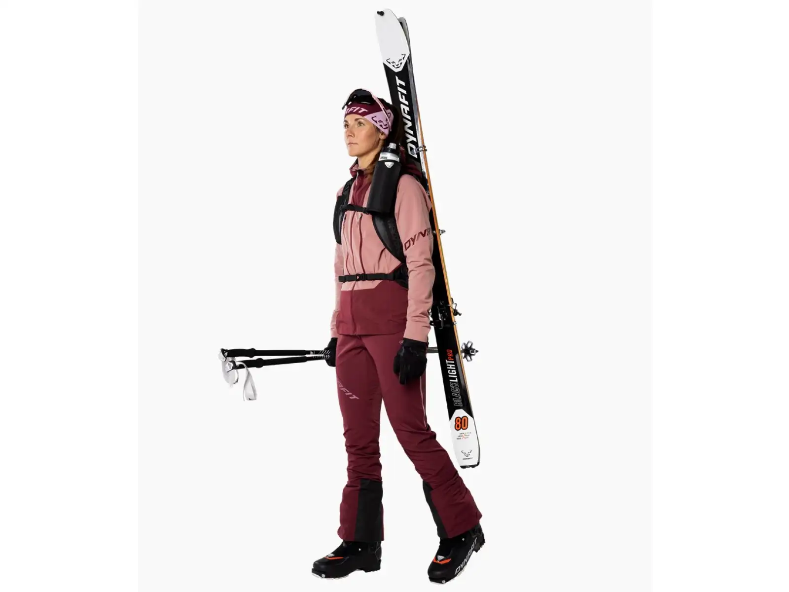 Dynafit TLT Touring Dynastretch dámské kalhoty Burgundy