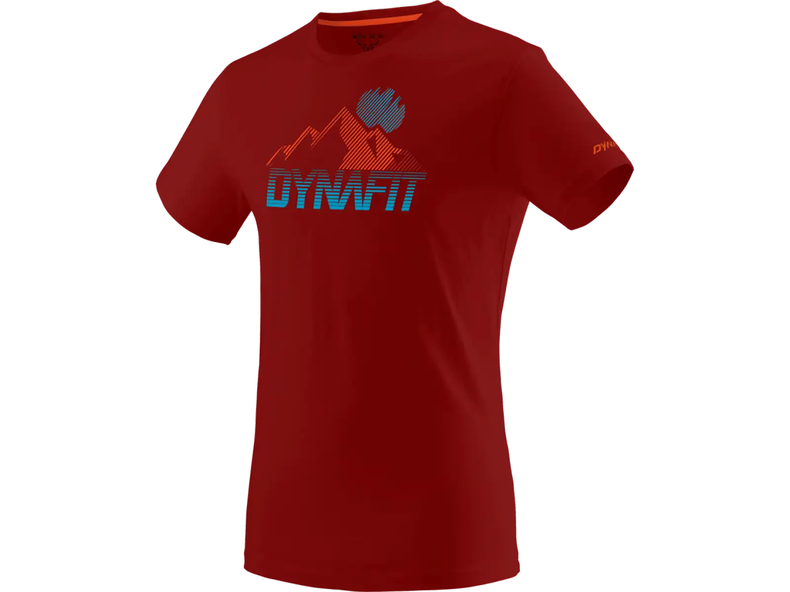 Dynafit Transalper Graphic Men T-shirt pánské triko krátký rukáv red/synthwave