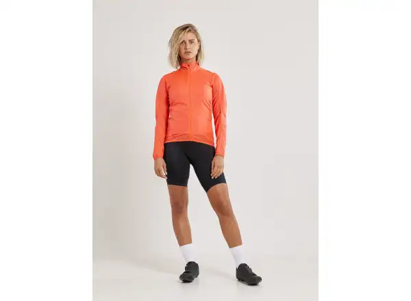 Craft ADV Essence Light Wind dámská cyklistická bunda oranžová