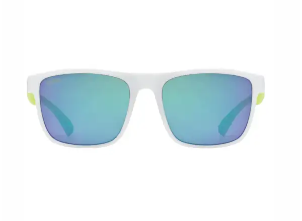 Uvex Rookie dětské brýle White/Lime Matt/Mirror Green