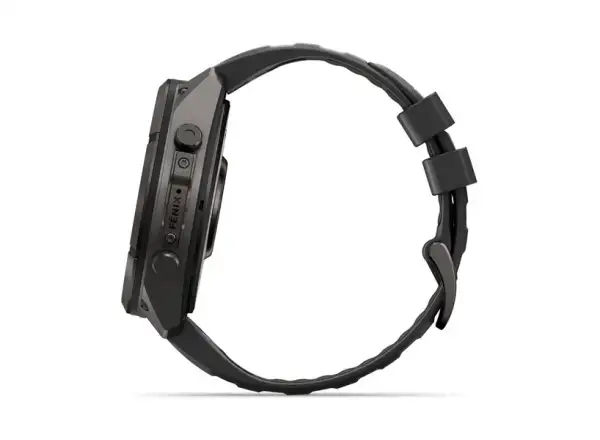 Garmin Fénix 9 Pro inReach 47 mm chytré hodinky Carbon gray DLC Titanium Black/Pebble gray