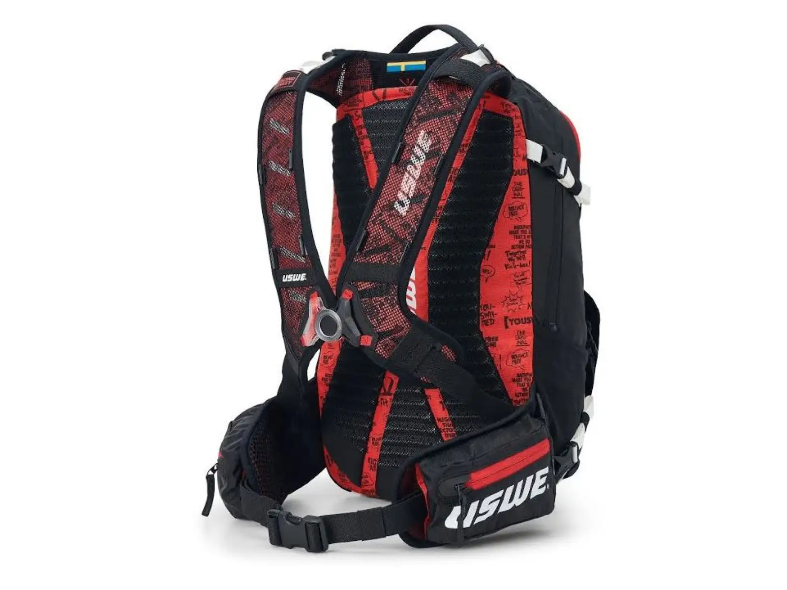 USWE Flow batoh 25l Black/red