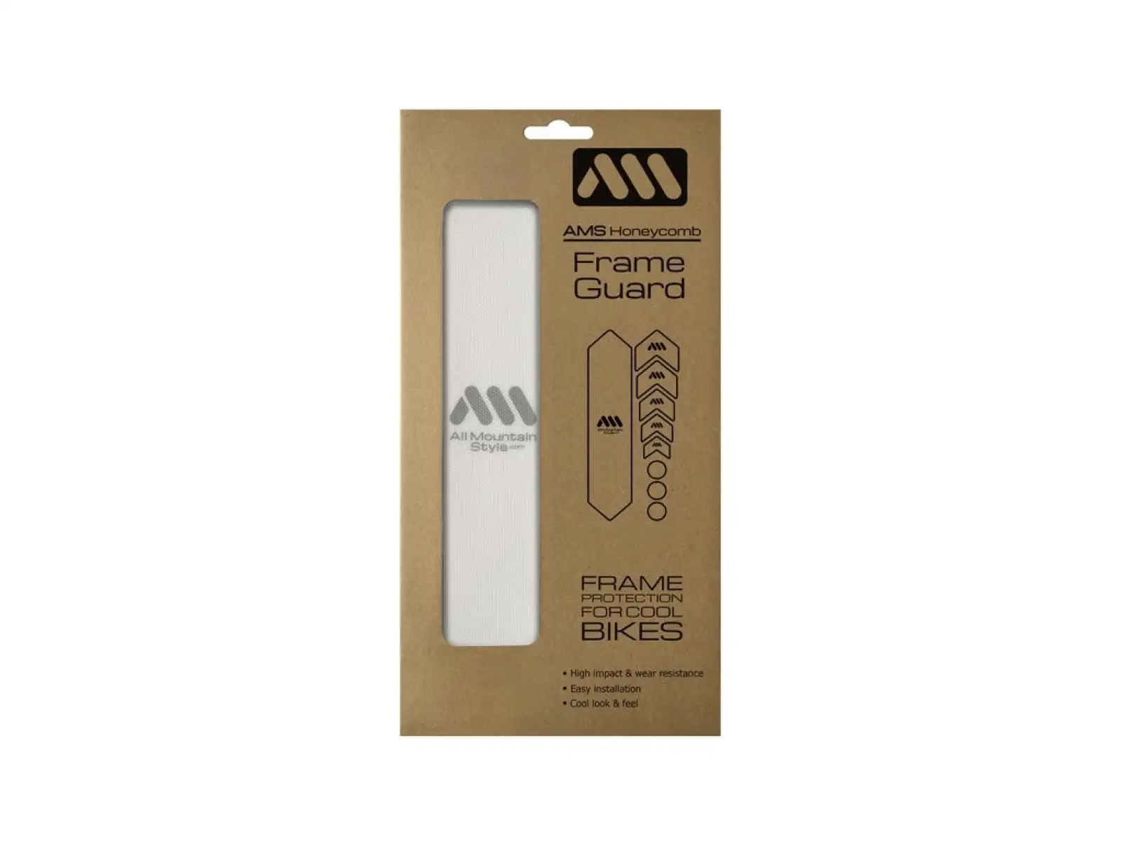 All Mountain Style ochranné polepy na rám basic Clear/Silver