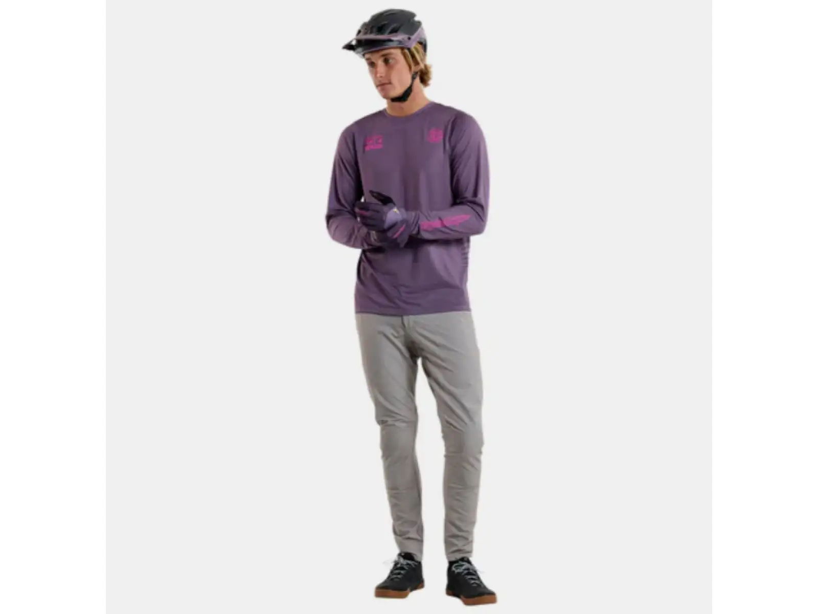 Troy Lee Designs Skyline Radioscape pánský dres dlouhý rukáv Deep Purple