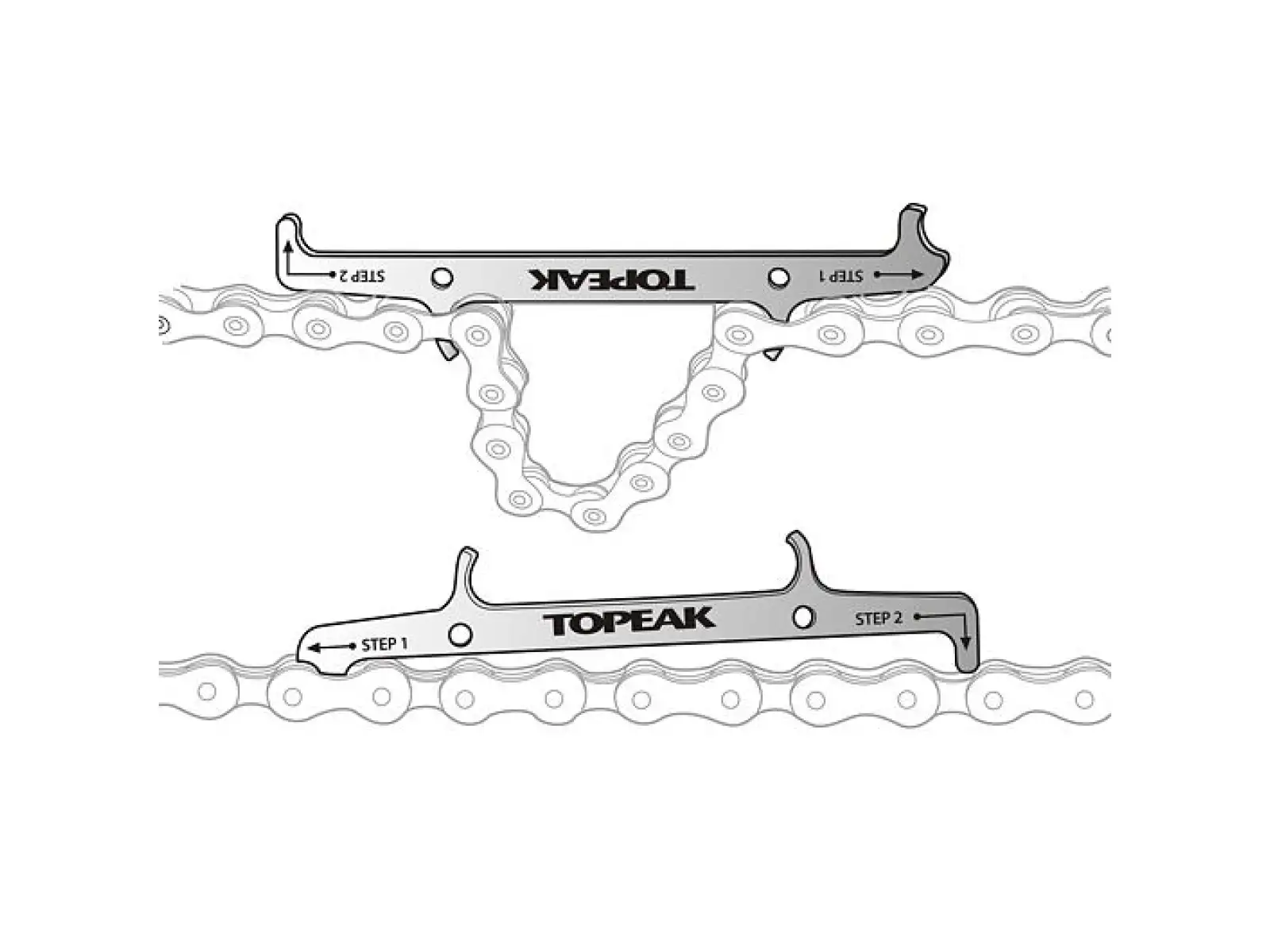 Topeak Chain Hook & Wear Indicator měrka řetězu