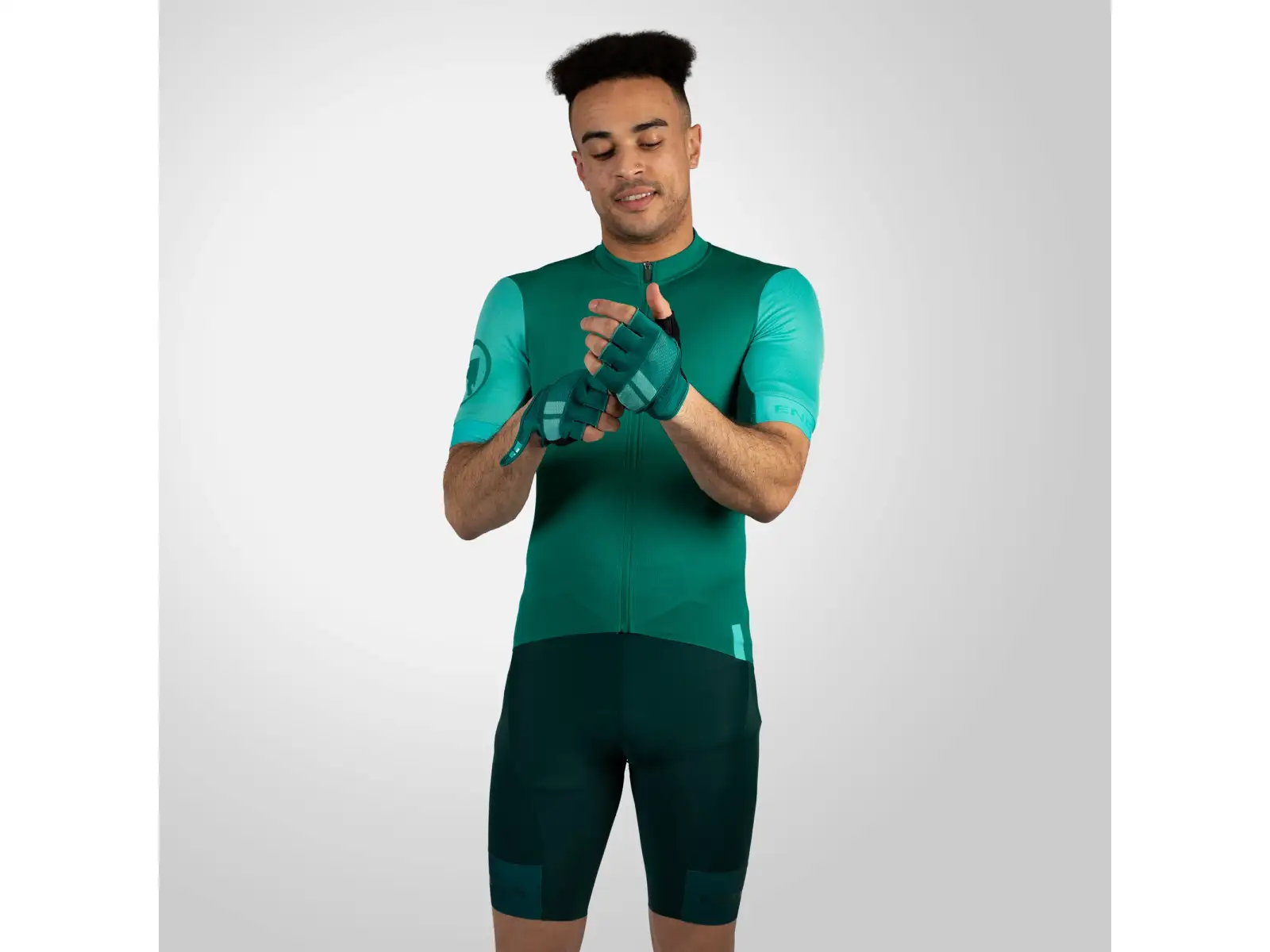 Endura FS260 pánský dres krátký rukáv Emerald green