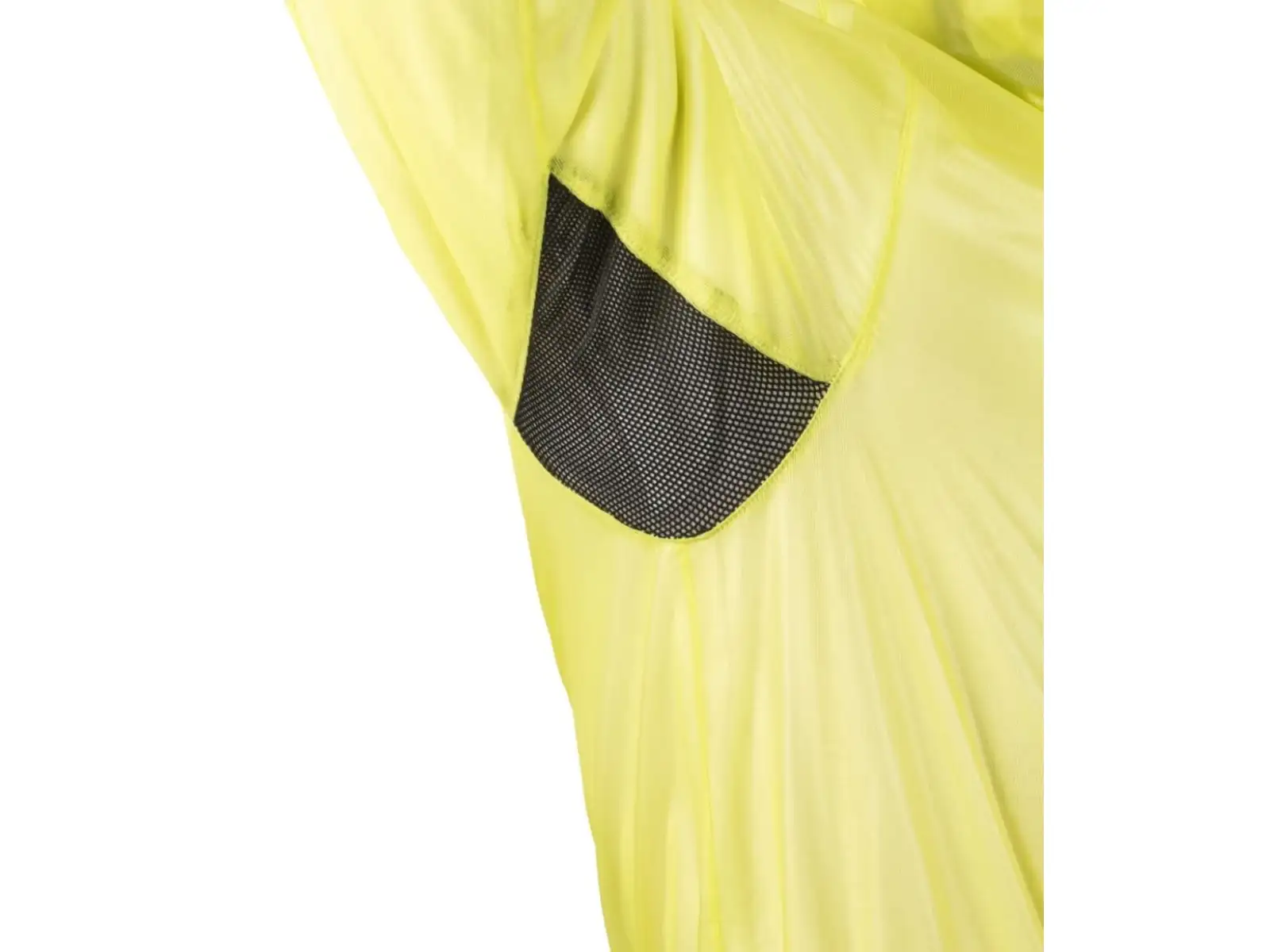 R2 Surly pánská bunda transparentní fluo žlutá