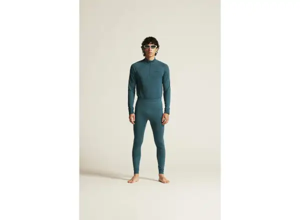 Craft Core Dry Active Comfort Zip pánské triko dlouhý rukáv zelená