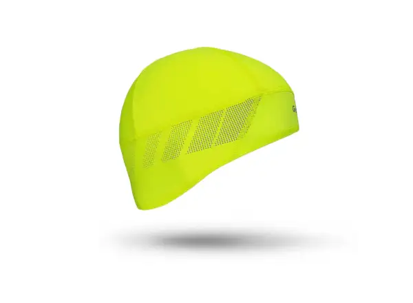 Grip Grab Windproof Hi-Vis Skull Cap termo čepice pod přilbu žlutá