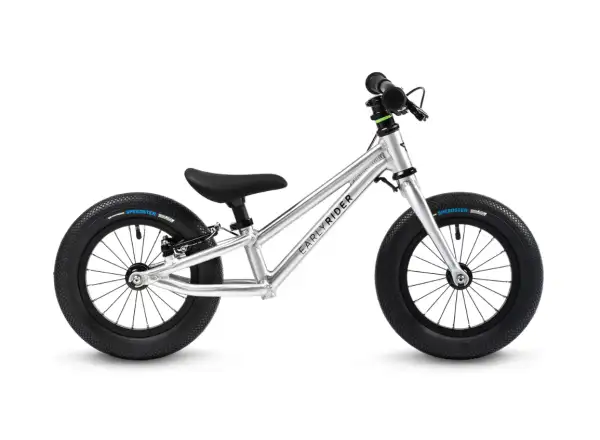 Early Rider Charger 12 dětské kolo s brzdou Brushed Aluminium