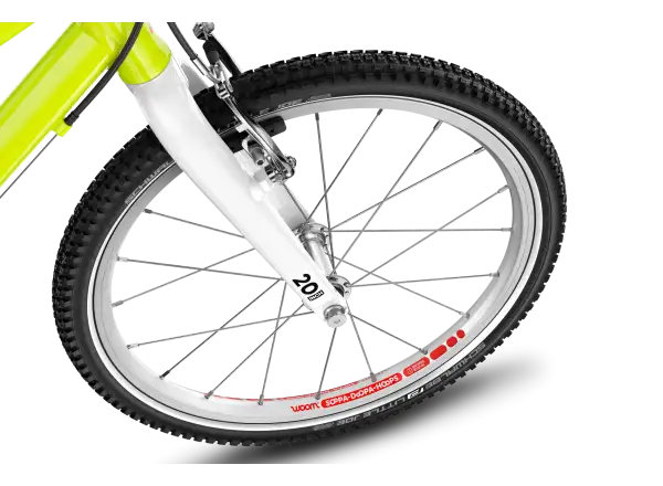 Woom GO 4 dětské kolo neon lime
