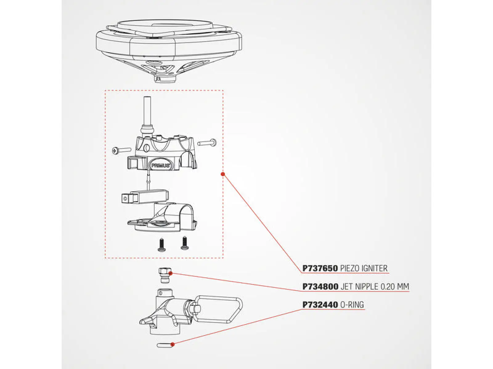 Primus Lite Stove System kempingový vařič