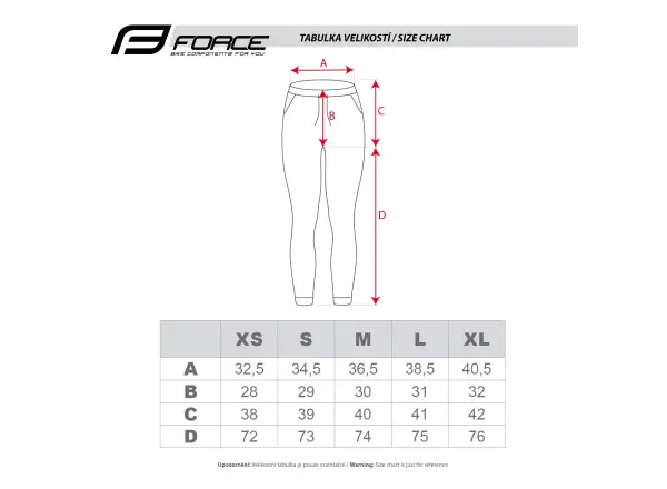 Force Comfy Lady dámské tepláky černá