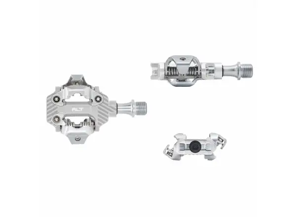 Wolf Tooth ALT XC Clipless Performance pedály raw silver