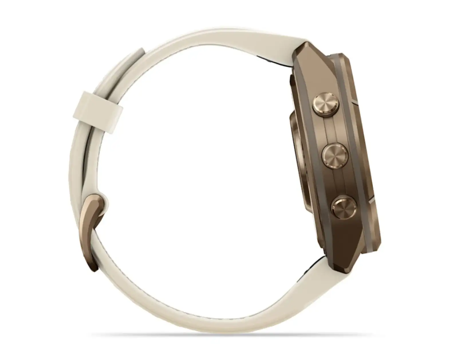 Garmin Fénix 9 Pro inReach 43 mm chytré hodinky Autumn Gold Titanium Cream/French Gray