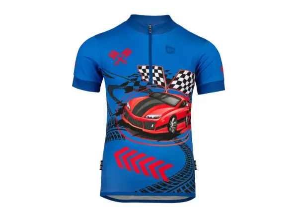 Etape Rio dětský dres krátký rukáv modrá