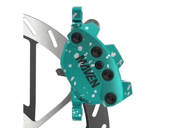 Sram Maven Ultimate Stealth Teal Splatter Expert Kit sada kotoučových brzd