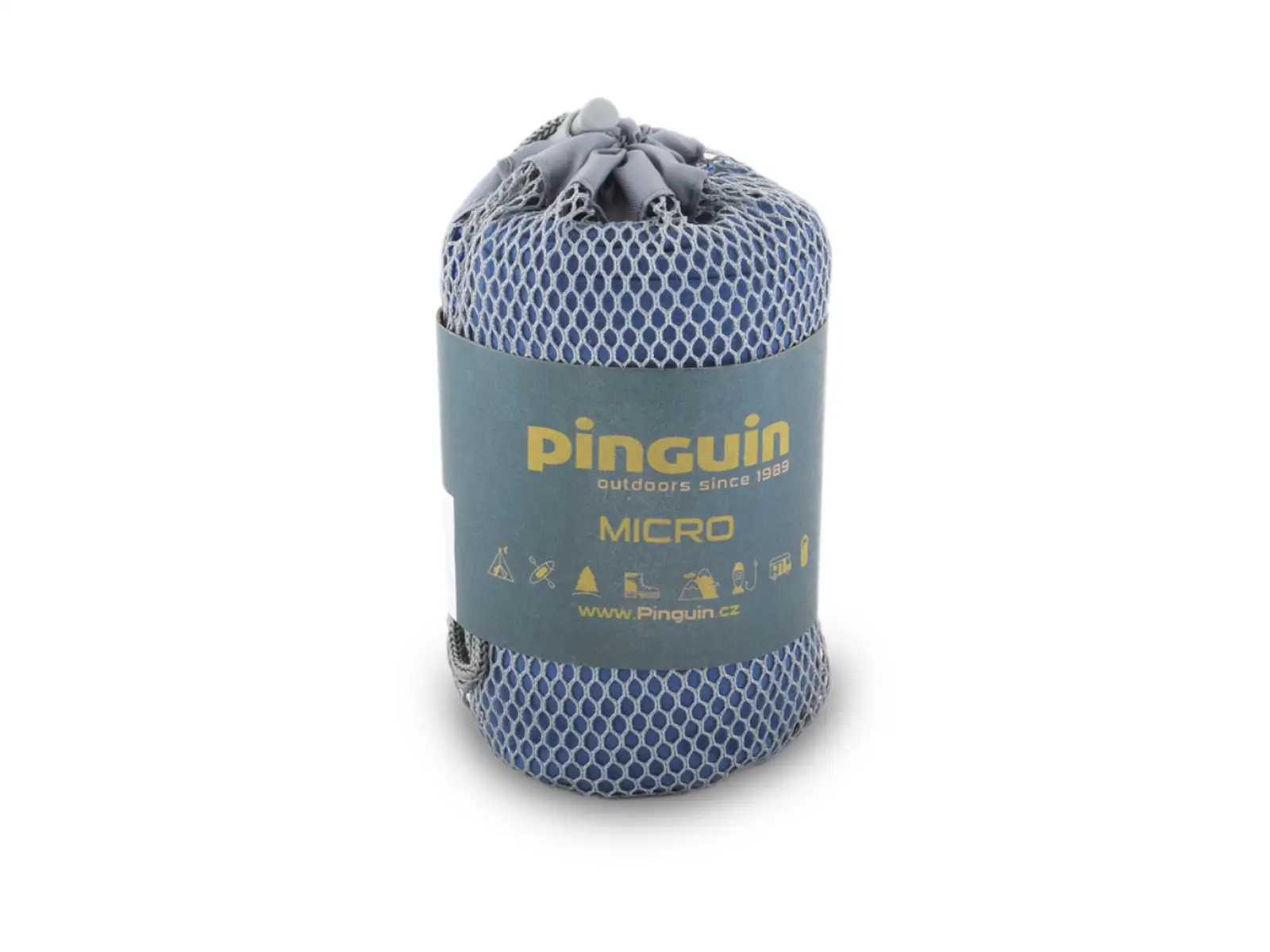 Pinguin ručník M mapa šedá