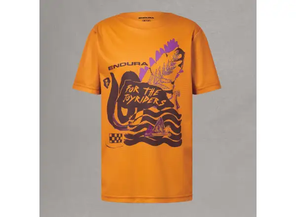 Endura SingleTrack Core dětský dres krátký rukáv Orange