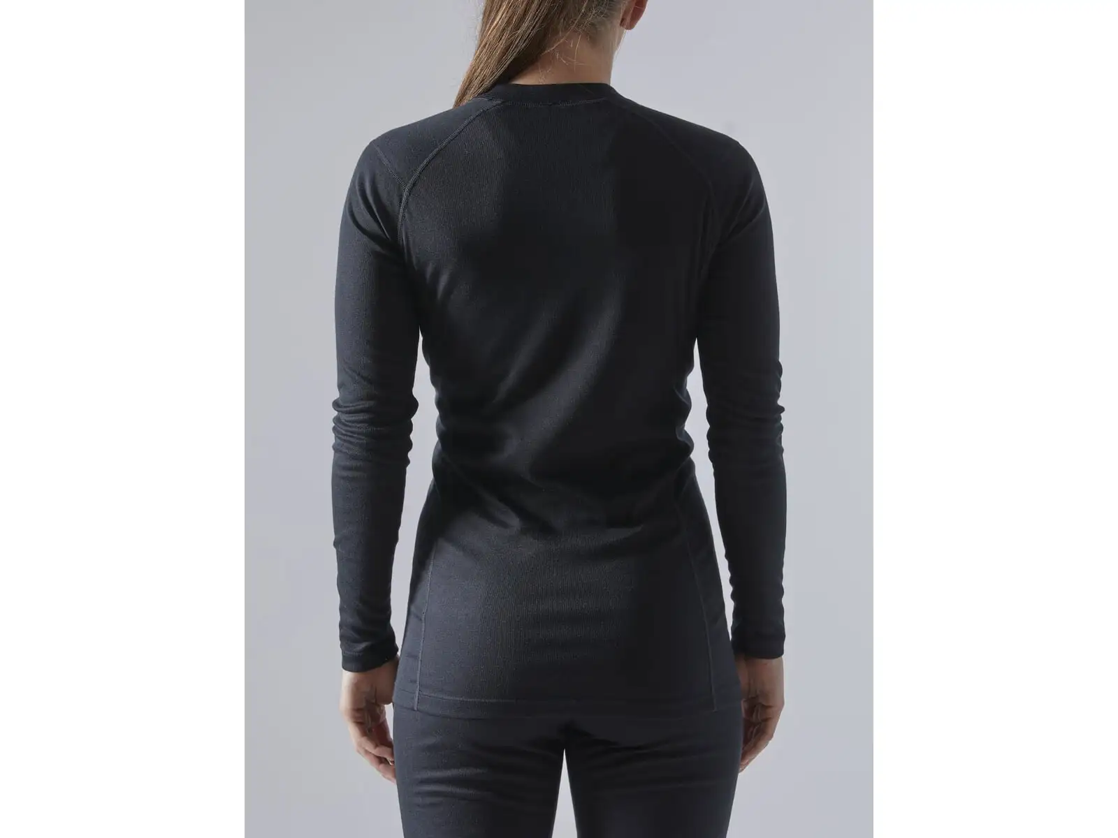 Craft Core Warm Baselayer dámský set triko dlouhý rukáv+kalhoty černá