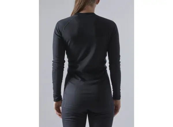 Craft Core Warm Baselayer dámský set triko dlouhý rukáv+kalhoty černá