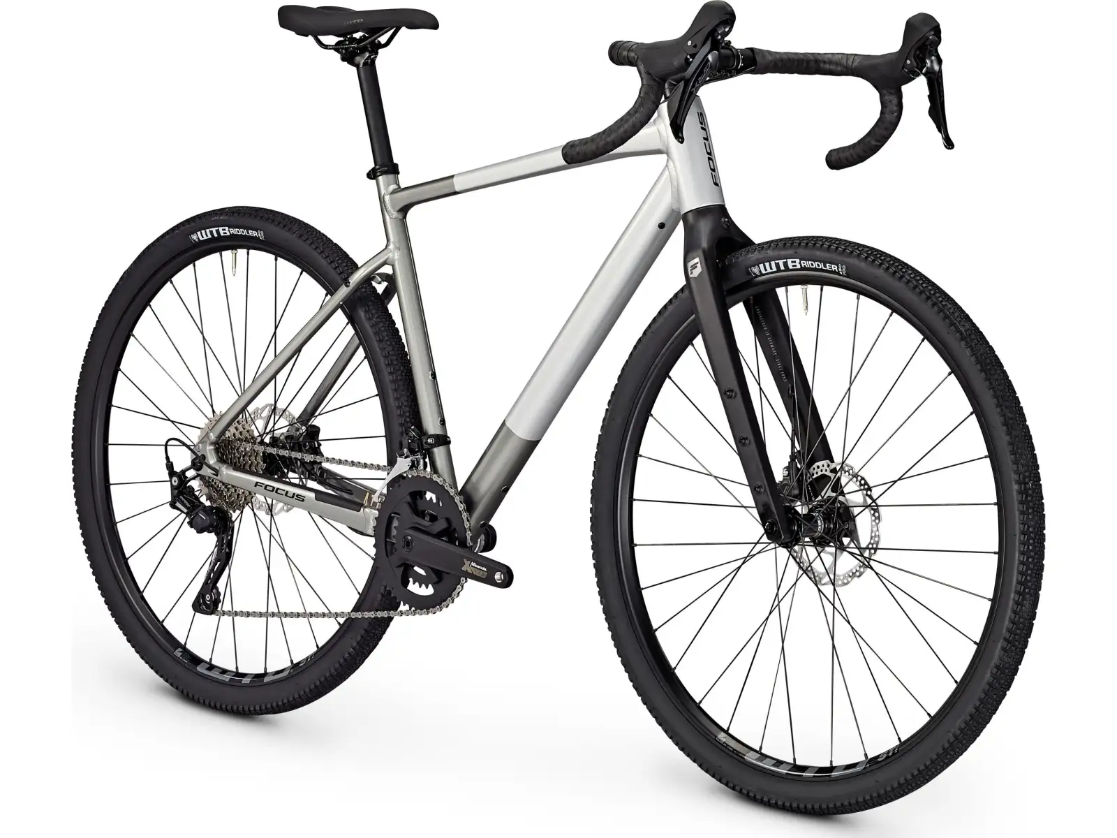Focus Atlas 6.7 DI gravel kolo Nepalsilver Glossy/Steelgrey Glossy