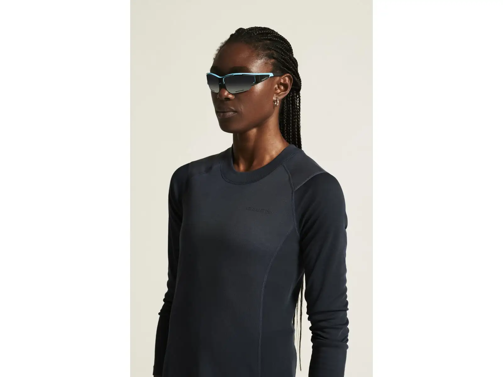 Craft Core Warm Baselayer dámský set triko dlouhý rukáv+kalhoty modrá
