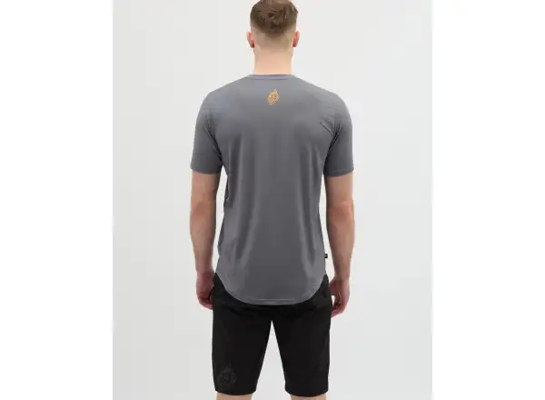 Silvini Denno pánský volný dres krátký rukáv Grey/Tiger