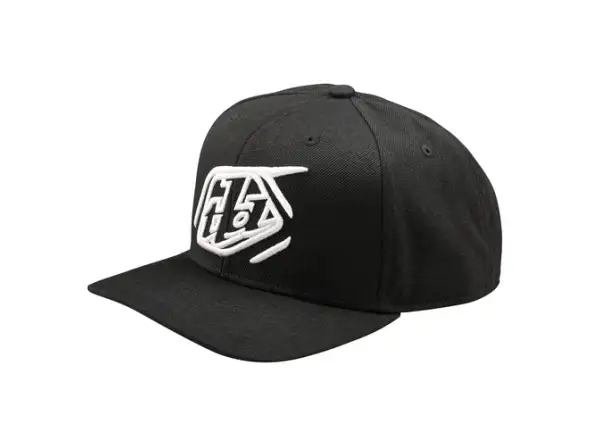 Troy Lee Designs Flat Bill Snapback kšiltovka Black