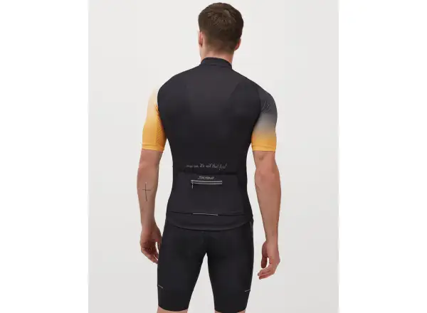 Silvini Mazzano pánský dres krátký rukáv black/yellow