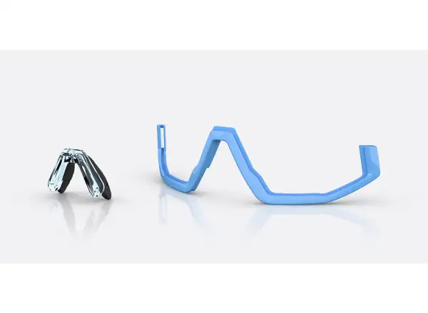Bliz Fusion sluneční brýle Transparent Blue/Smoke Ice Blue Multi