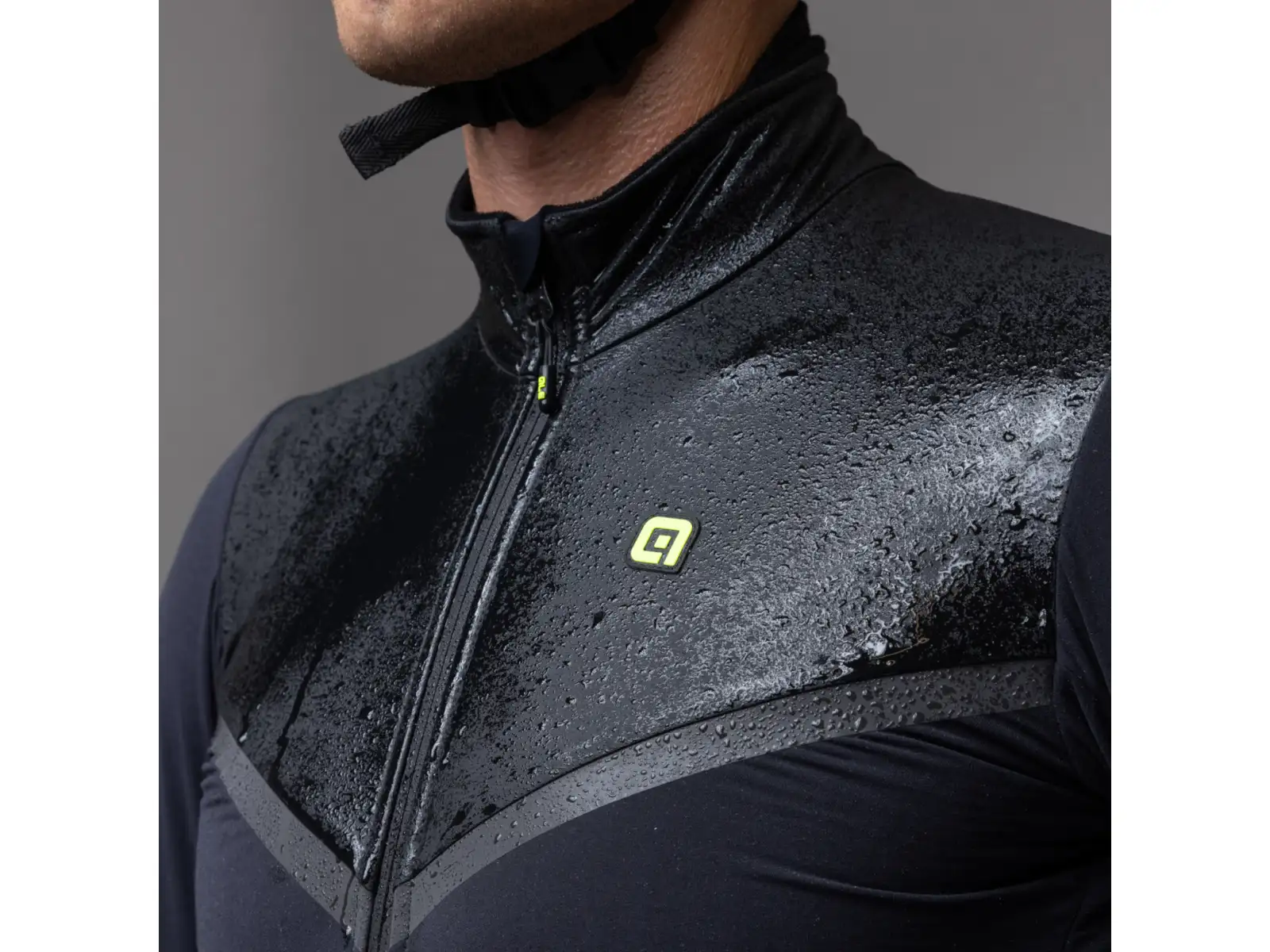 Alé R-EV1 Wool Speed pánská zimní cyklistická bunda Black