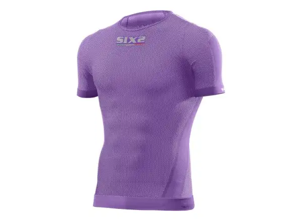 SIX2 TS1L funkční triko krátký rukáv fialová