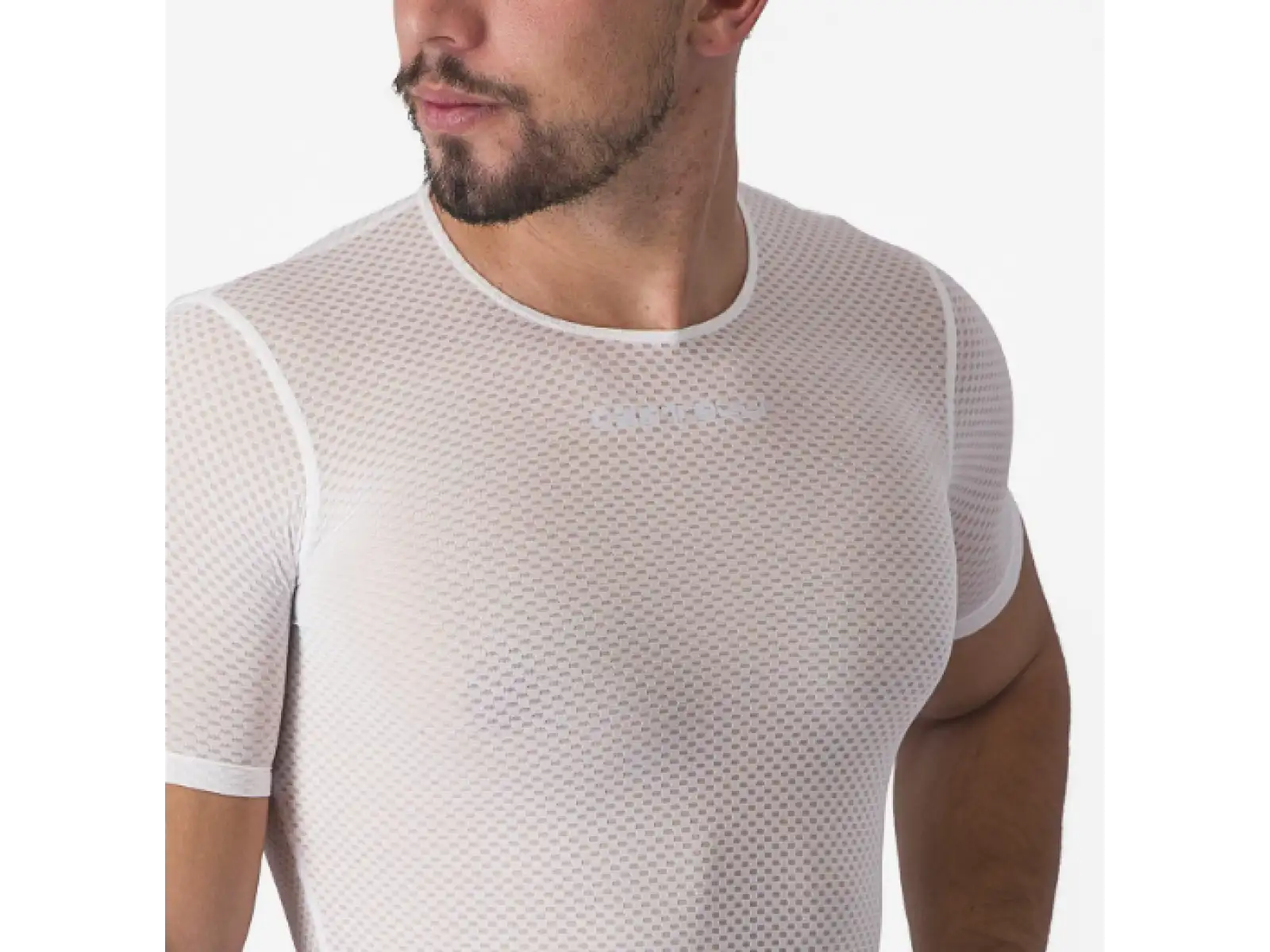 Castelli Pro Mesh 2.0 funkční triko krátký rukáv White