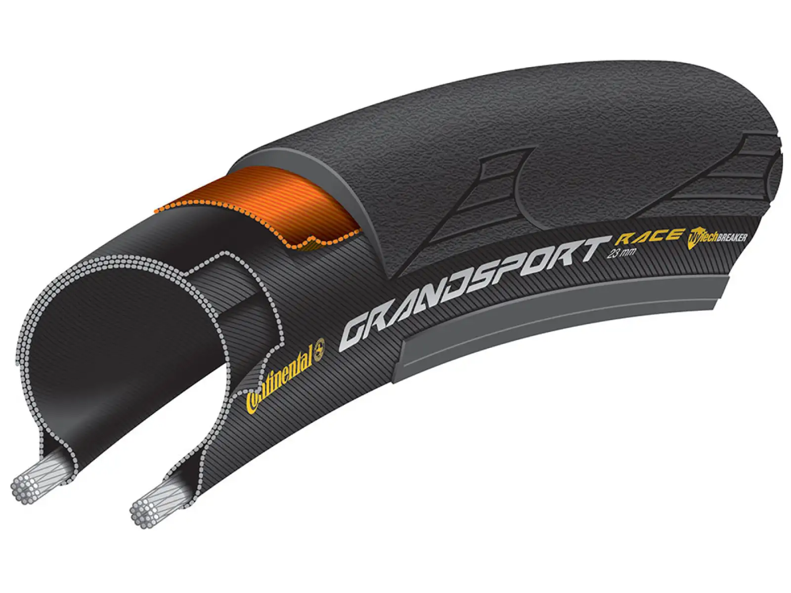 Continental Grand Sport Race silniční plášť kevlar černá