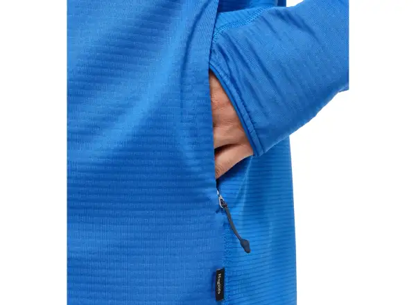 Haglöfs L.I.M Mid Multi Hood pánská mikina s kapucí modrá