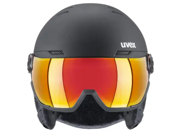 Uvex Wanted Visor lyžařská helma black matt