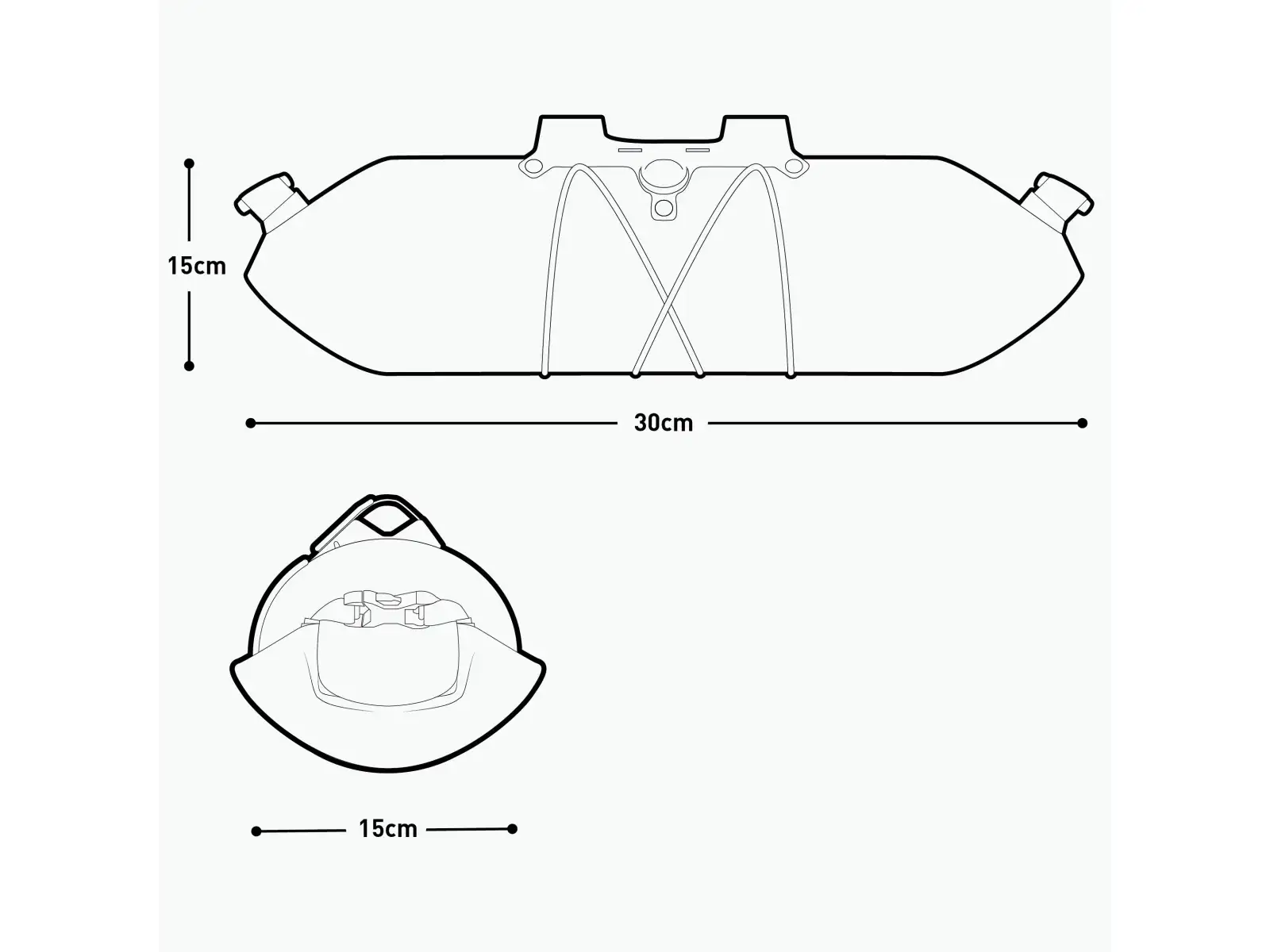 Evoc Handlebar Pack BOA WP 5 brašna na řídítka Black