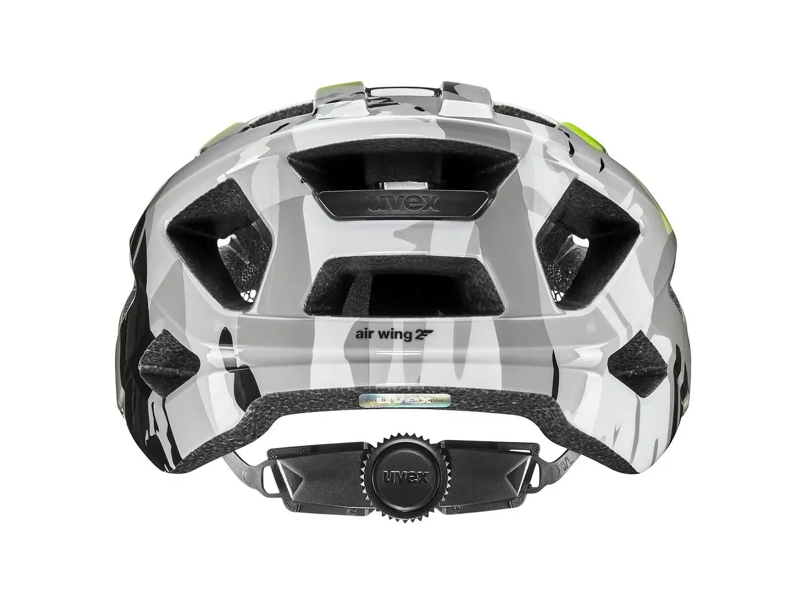 Uvex Air Wing 2 dětská přilba Neon Yellow-Black