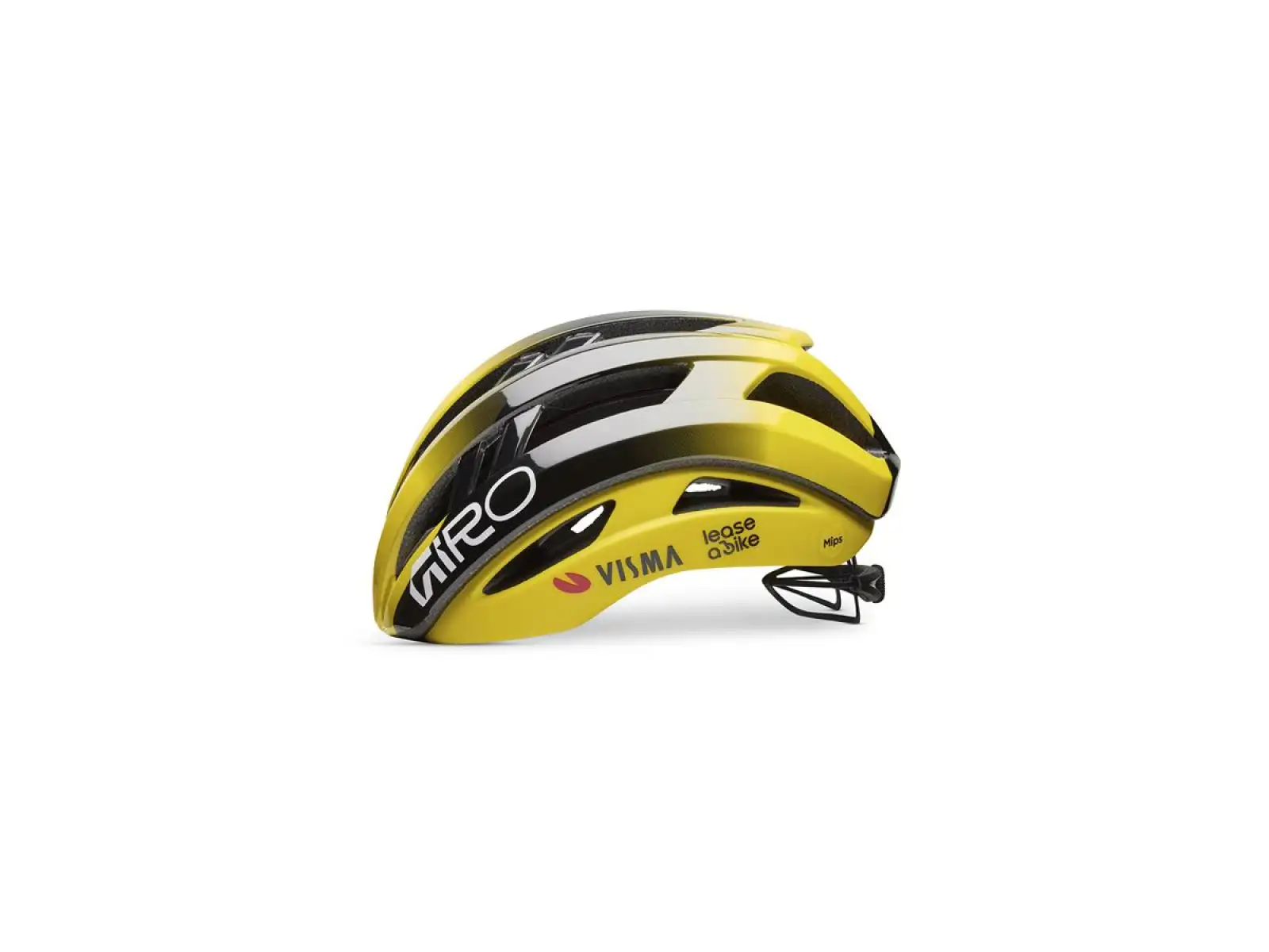 Giro Aries Spherical přilba Mat Black/Yellow Visma