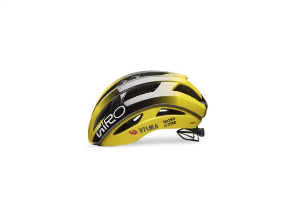 Giro Aries Spherical přilba Mat Black/Yellow Visma