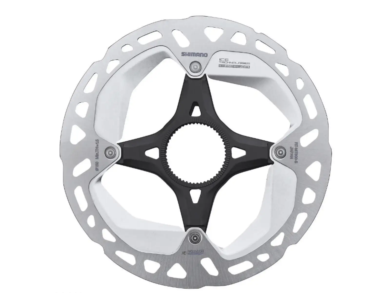 Shimano RT-MT800 CL brzdový kotouč 160 mm - interní matice